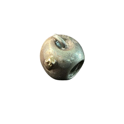 Pandora Womens ‘Apple’ Two - tone charm (retired) Stamped 