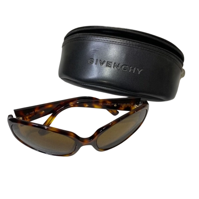 Givenchy sunglasses with cases and authencity certificate card 