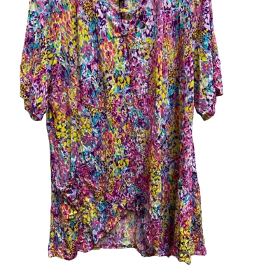 Taking Shape Womens  Size 20 Short Sleeve Shirt Multicoloured 