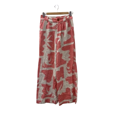 Gorman Womens  Size 6 Ankle Length Pants Pink  / White 