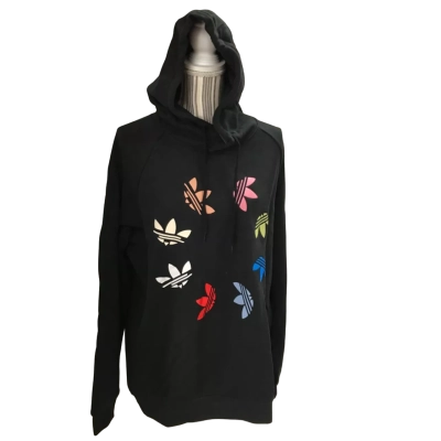 Nwt Adidas Womens  Size L Hoodie Black  