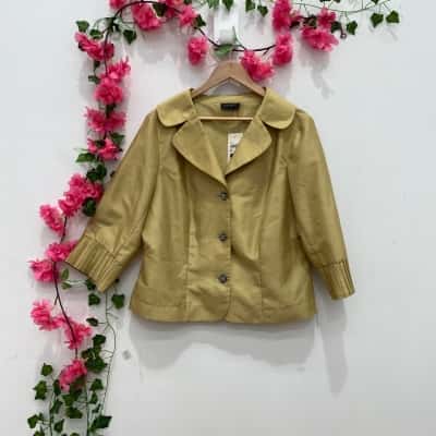 Kamiko Womens  Size 18 3/4 Sleeve Shirt Olive 