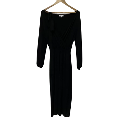 Two Sisters Womens  Size S Long Sleeve Dress / Maxi Dress Black  
