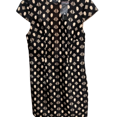 Seduce Womens  Size 12 Mini Dress Black  / Nude 
