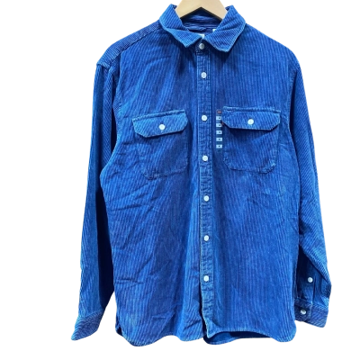 Levi’s Jackson Worker Indigo Blue Corduroy Shirt Size M