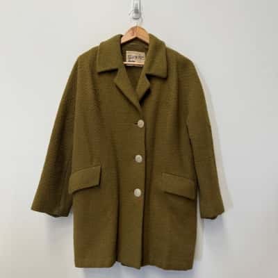 Vintage Hand - Tailored in Melbourne Wool Coat -  Size 8 - 10