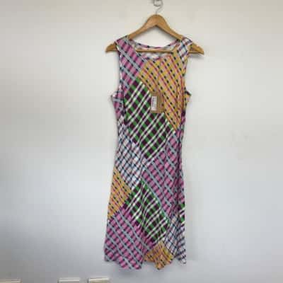 Gorman Colourful Print Loom In Essence Dress  Size 12 