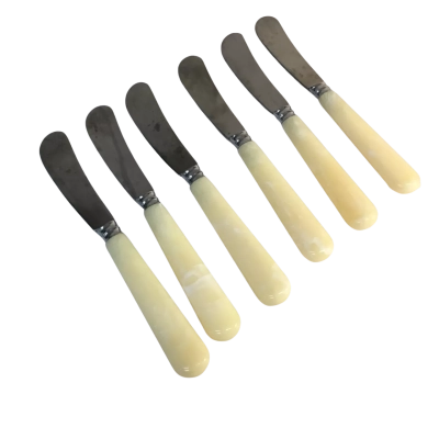 Vintage Pate Knives x 6 as pictured