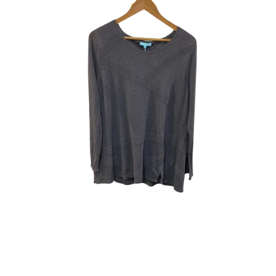 BNWT Blue Illusion Womens  Size XL Sweatshirt Grey 