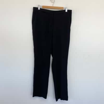 Laura Ashley Black Chino Pants  Size 12 