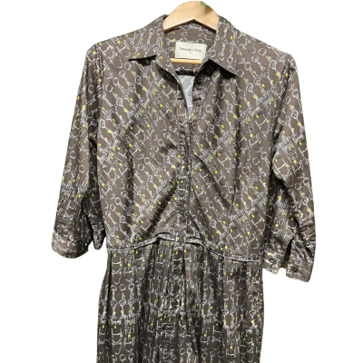 Samantha Sung Womens Size 10 Long Sleeve Dress Patterned