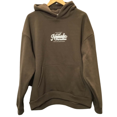 Nomadic Paradise Size 2XL Brown Hoodie 