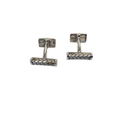 Mens Sterling Silver Cuff Links