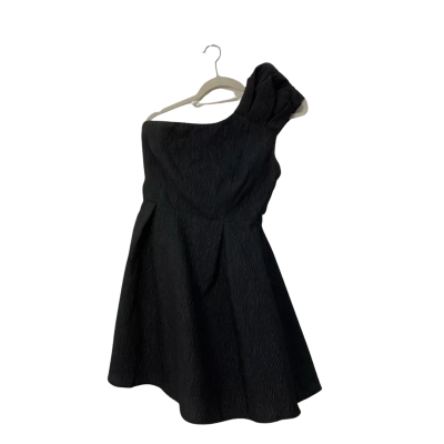 BNMWT Pilgrim one shoulder  Lucie Mini Dress Size 12 Black  RRP$179