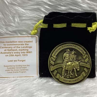 2015 Gallipoli Commemorative Medallion 