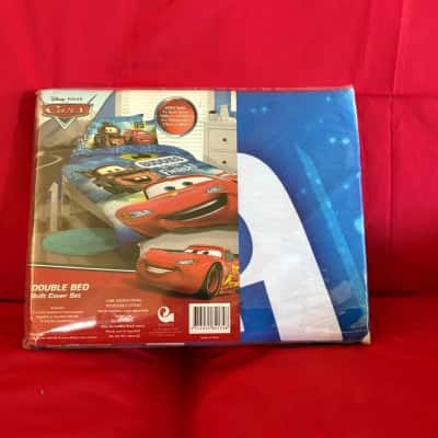Disney Pixar Cars Double Bed Quilt Cover Set