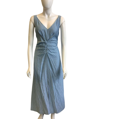 BNWT Basque Women's Size 16 Sleeveless Maxi Dress Sky Blue  