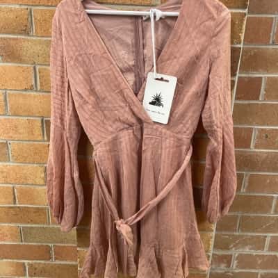 Here Comes The Sun Womens  Size 8 Rose Dress 