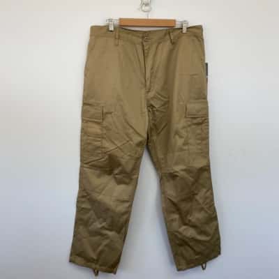 Rothco Khaki Relaxed Fit Cargo Pants  Size L