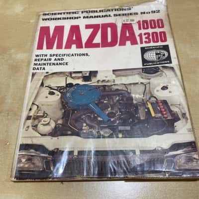 Mazda 1000/1300 Workshop Manual Series No92