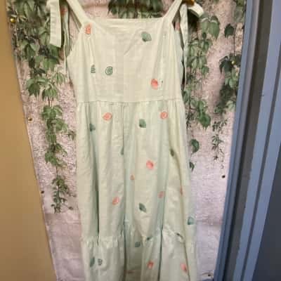 Princess Highway Women's Size 12 Mint Green Midi Dress