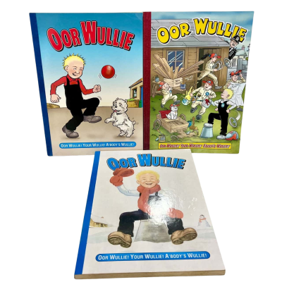 Oor Wullie Comic Books x3-Scottish Comics
