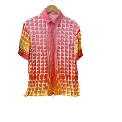 BY JOHNNY. Unisex  Size 30 / 6 / XS Short Sleeve Shirt Multicoloured 