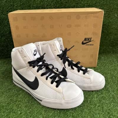 Nike Sweet Classic High White & Black Sneakers Size 8 US