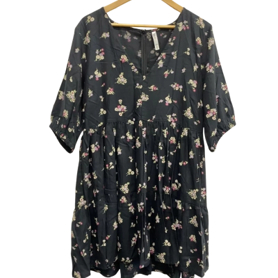 RVCA Women’s Floral Sprinkle Vienna Mini Dress Size 14