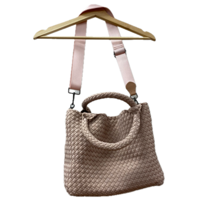 Mon Milou Womens Handbag Dusty Pink Big