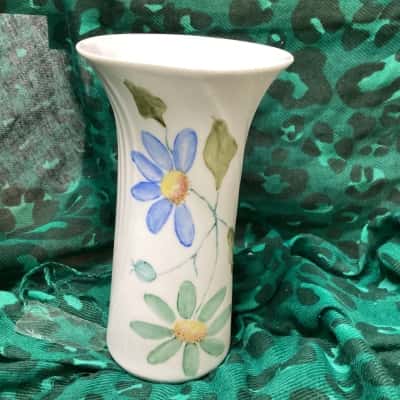 Wintering Flared Porcelain Vase