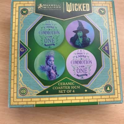 Maxwell Williams Wicked Ceramic Coasters 