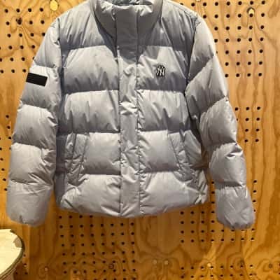 MLB Genuine Merchandise Mens  Size L Puffer Pale Blue New York Yankees 