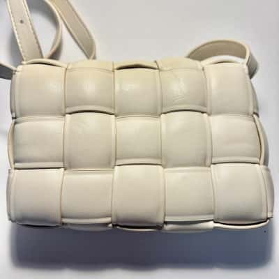 Bellini Cream Puffer Crossbody Purse