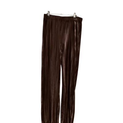 BNWT Wayne Cooper Womens Size M Wide Leg Bronze Shine Pants RRP $109.95