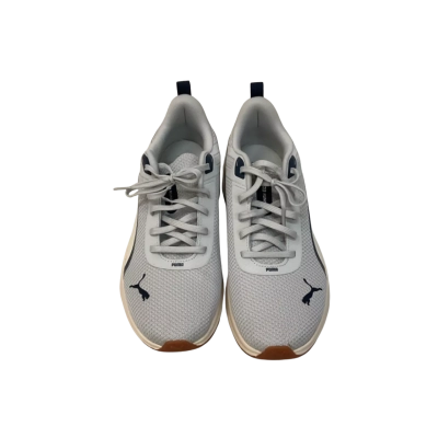 Mens Puma Size 9.5 Beige / Blue Sneakers 