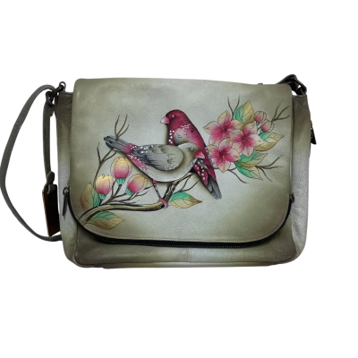 Anuschka Womens Shoulder Bag Cream 