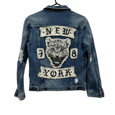 MENS NEW YORK 78 DENIM JACKET. SIZE XS