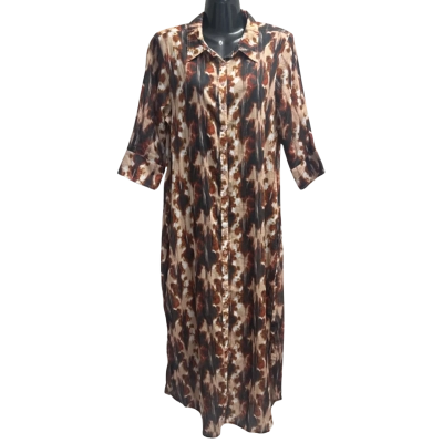 One Season Womens  Size S Midi Dress Multicoloured 