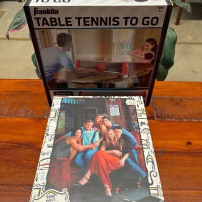 Table Tennis to Go kit & FRIENDS puzzle *BOTH still in packaging 