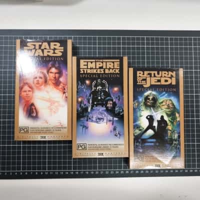 Star Wars VHS Trio 