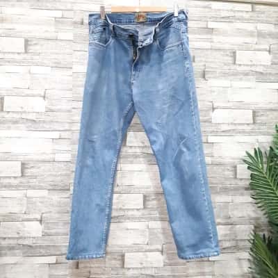 Armani Jeans Mens  Size L Relaxed Fit Blue 
