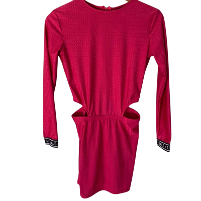 This Is A Love Song Womens Size 8 Britney Cut Out Dress Pink  