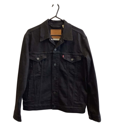 Levis Men's Size M Denim Jacket Black  