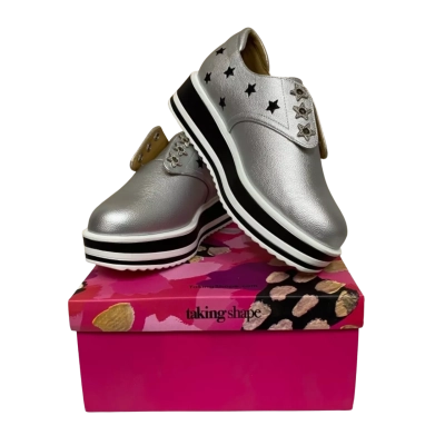 New and boxed Taking Shape Womens  Size 39 Sneakers Silver 