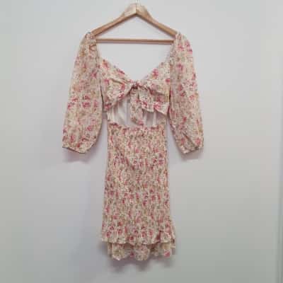 Winona Women's Size 12 Florence Tie Front Dress Floral - New With Tags