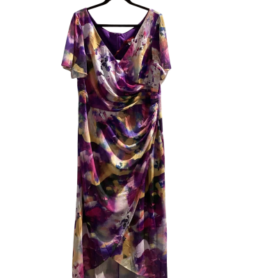 Miss Anne Womens  Size 22 Maxi Dress Multicoloured Formal