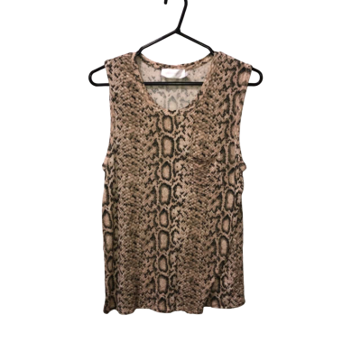 Zimmermann Animal Print Singlet Top Size 10 or 1