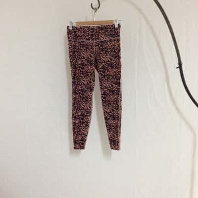 2XU Women's Size S Tracksuit Pants Animal print / Black  / Brown 