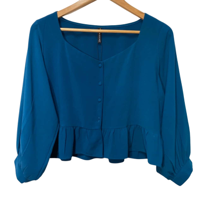BNWT Kandy Size XXL Teal Blouse